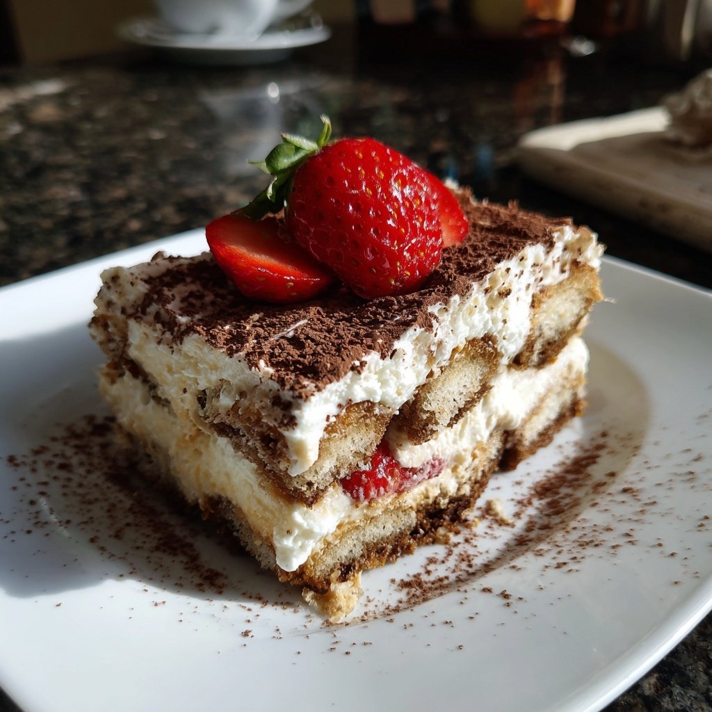 Erdbeer-Tiramisu