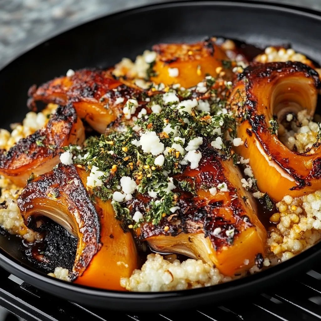 Marinierter Hokkaido vom Grill