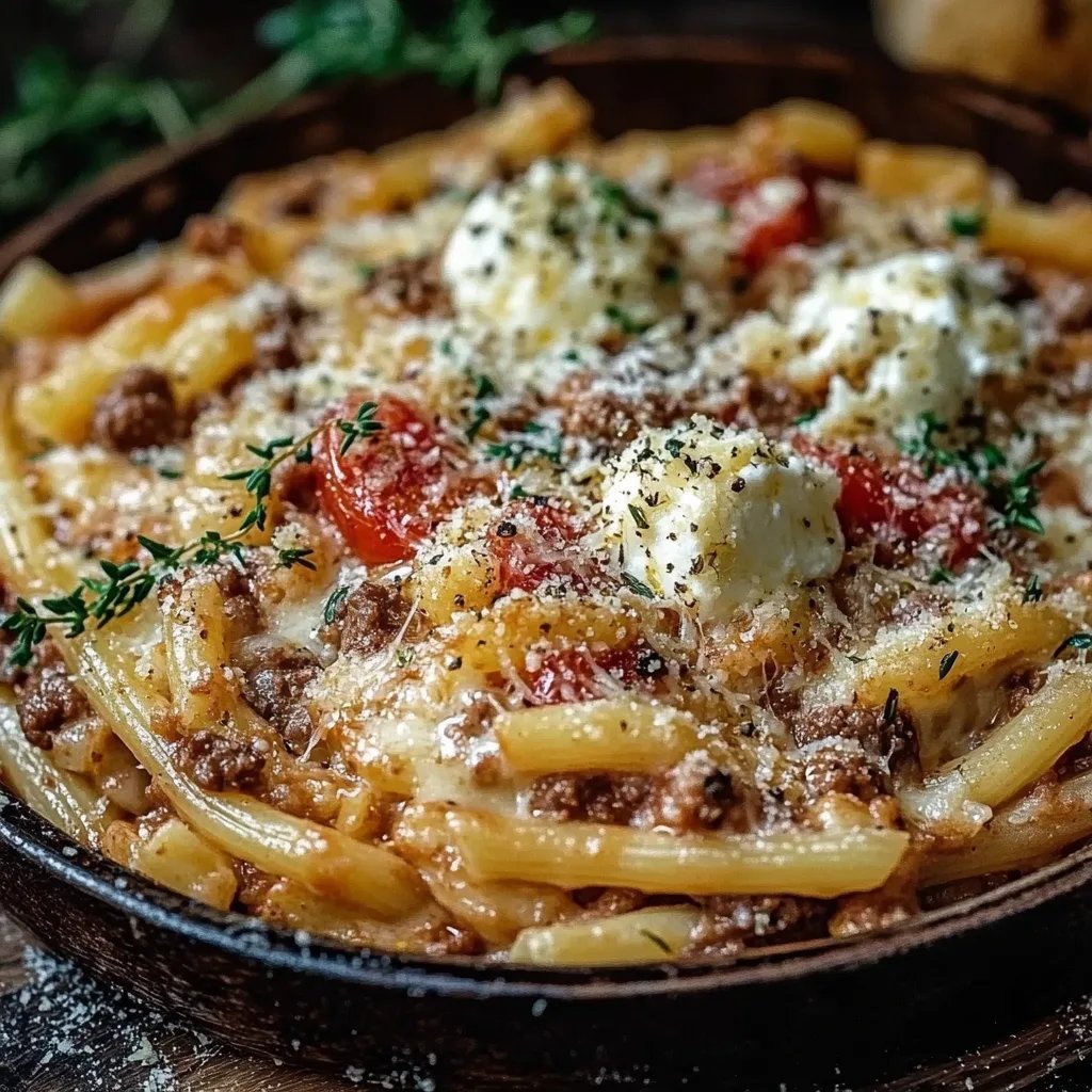 Griechischer Nudelauflauf