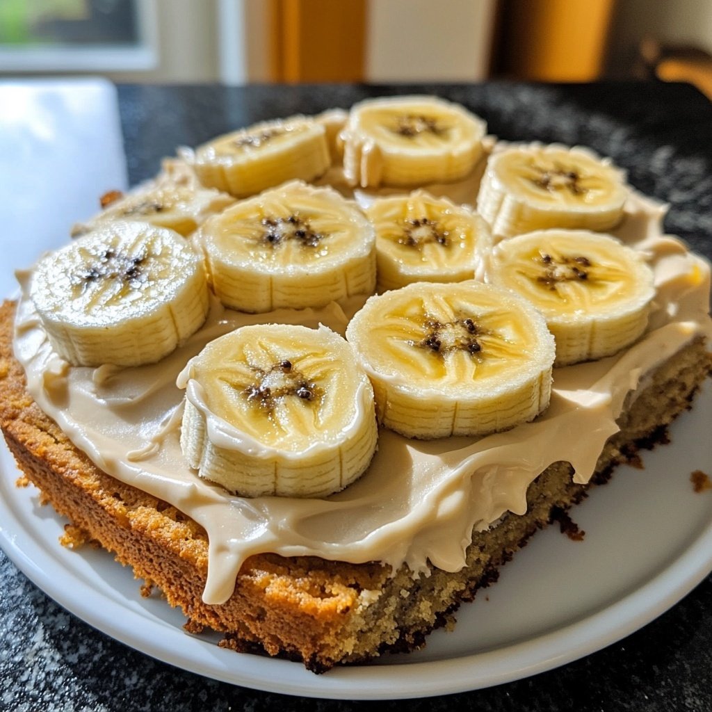 Bananenkuchen mit Frischkäse Frosting