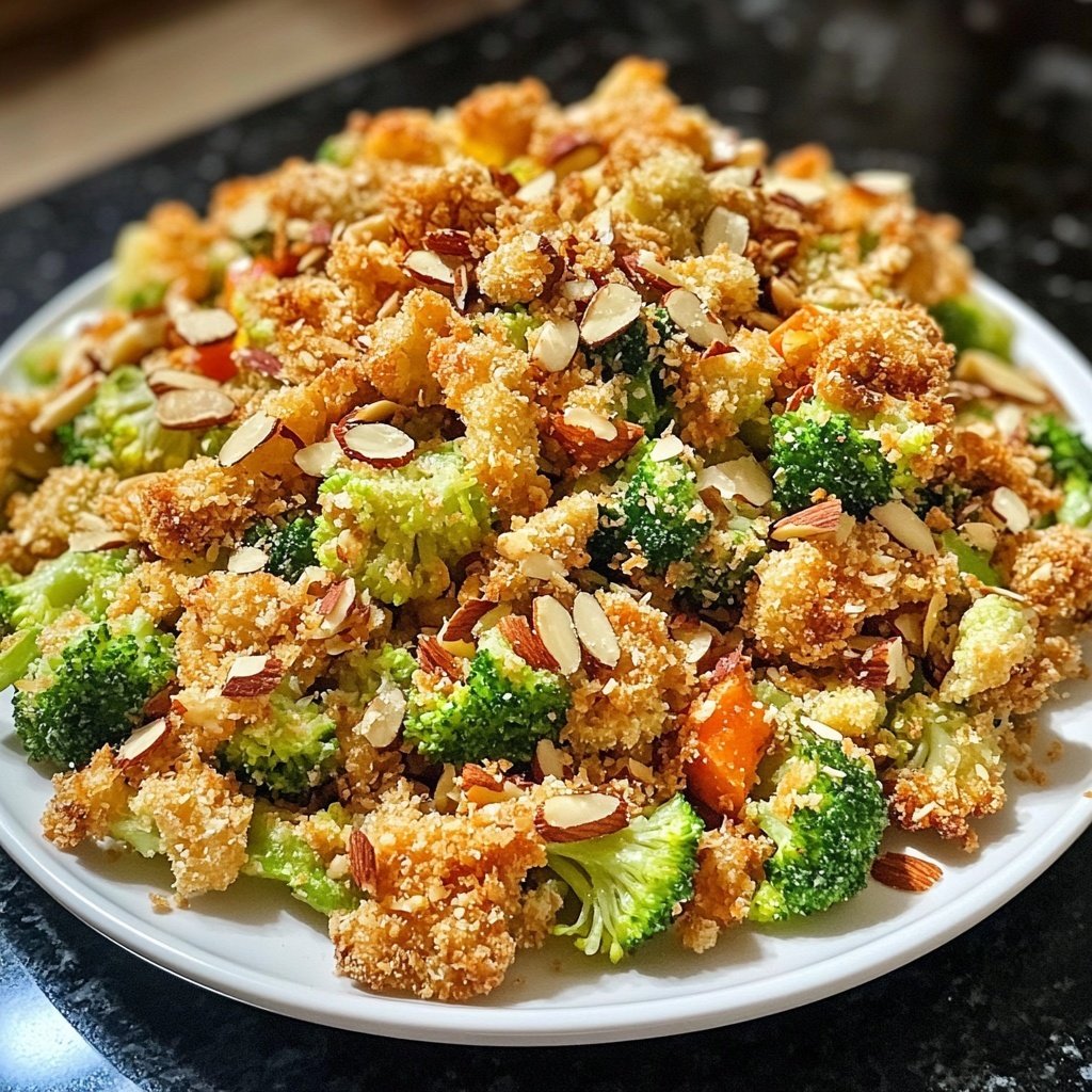 Knuspriger Brokkoli-Glückssalat