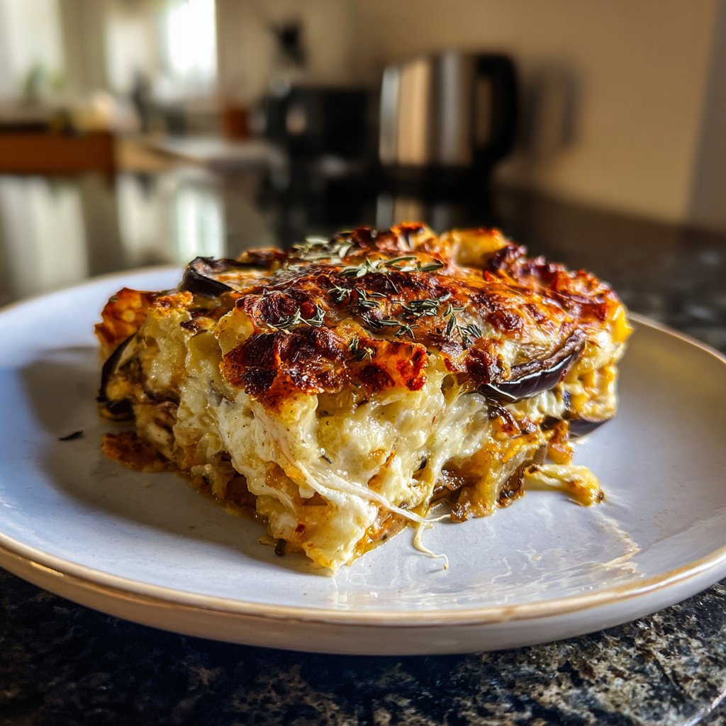 Auberginenauflauf würzig