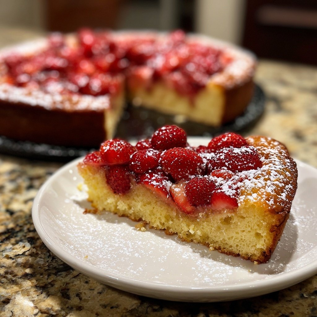 Erdbeerkuchen Vom Blech