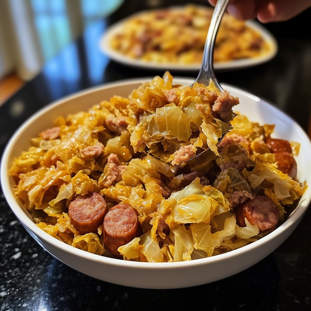 Einfacher Weißkohleintopf