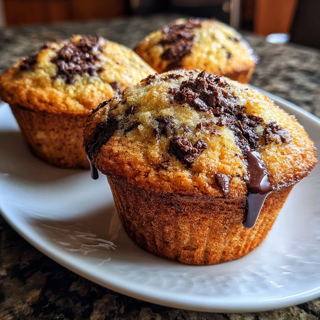 Saftige Schokomuffins aus einfachen Zutaten
