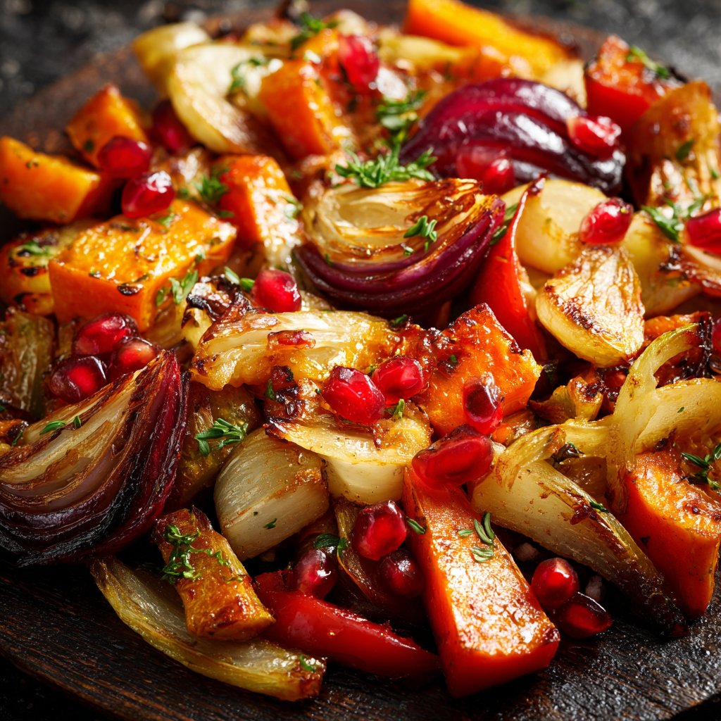 Ofengemüse mit Granatapfel