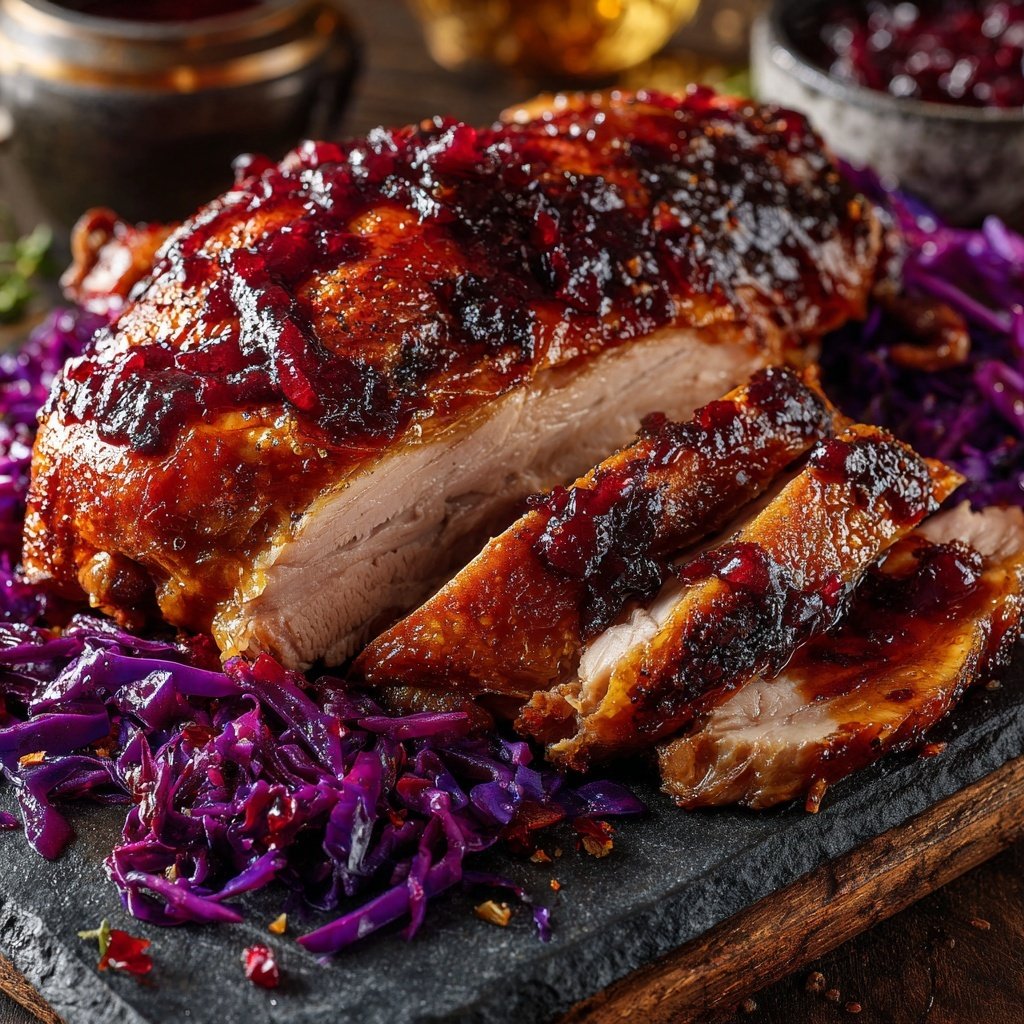 Saisonal & Festlich Weihnachtsgans mit Rotkohl