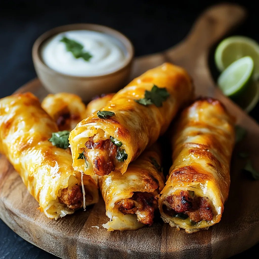 Käsige Taco-Sticks